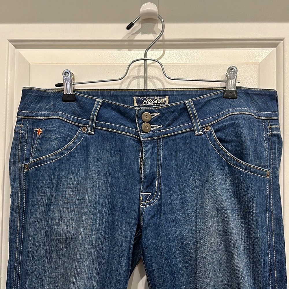 🇬🇧 HUDSON Low Rise Bootcut Flare Jeans Vintage - Picture 2 of 11